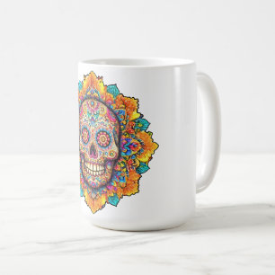 Day of the Dead Sugar Skull Coffee Mug