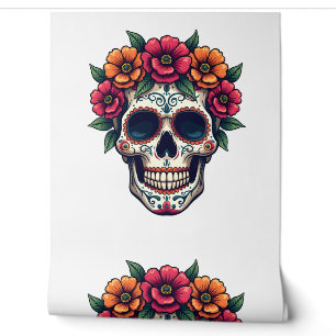 Day of the Dead Sugar Skull � Dia de los Muertos S Wallpaper