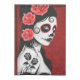 Day of the Dead Sugar Skull Girl – Deep Red