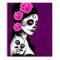 Day of the Dead Sugar Skull Girl - Purple