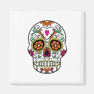 Day of the Dead Sugar Skull Magnet