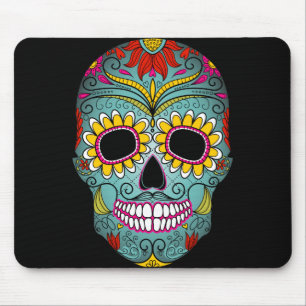 Day of the Dead Sugar Skull Mouse Mat