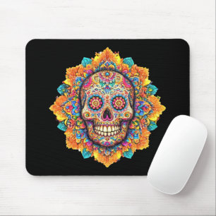 Day of the Dead Sugar Skull Mouse Mat