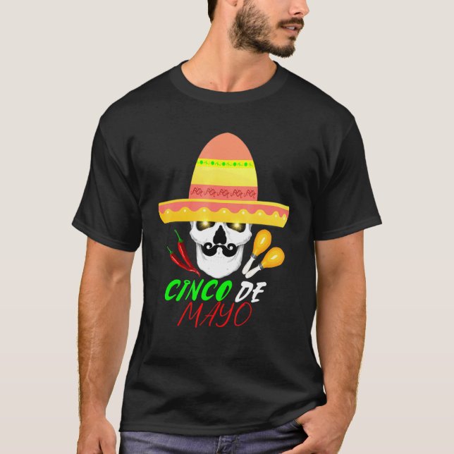 Day Of The Dead Sugar Skull Muertos Tee 1 (Front)