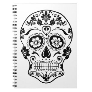 DAY OF THE DEAD SUGAR SKULL NOTEBOOK