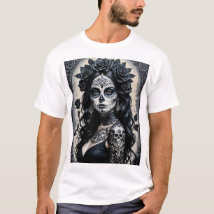 Day of the Dead Sugar Skull Tee