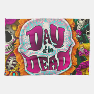 Day of the Dead Tea Towel