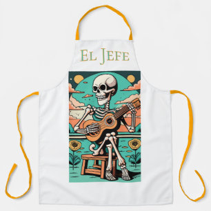 Day of the Dead Theme Apron