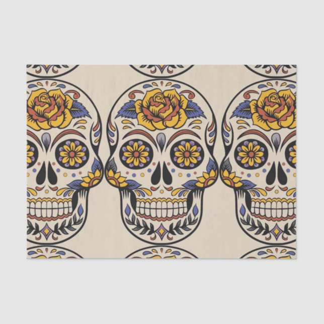 Day of the dead tissue paper (Front)