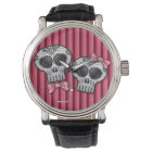 Day of the Dead Valentine Skull Dia de los Muertos