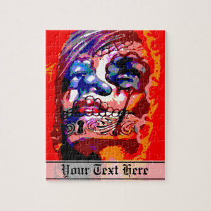 Day of the Dead Virgin Mary Jigsaw Puzzle