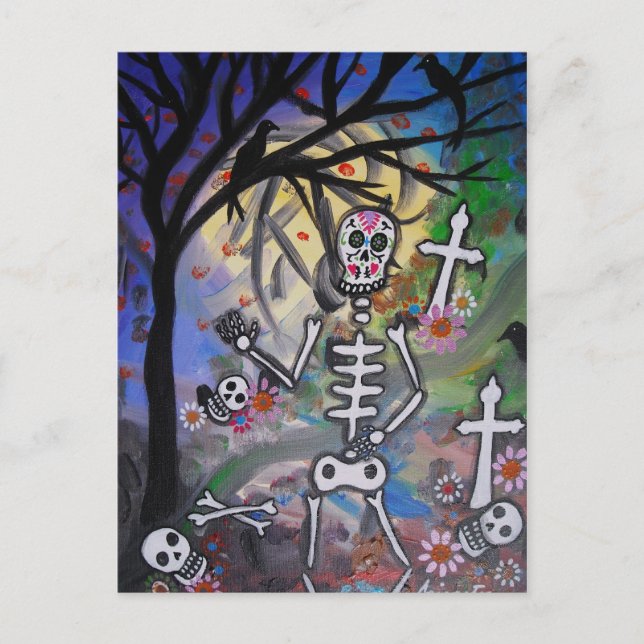DAY OF THE DEAD VISITA POSTCARDS (Front)