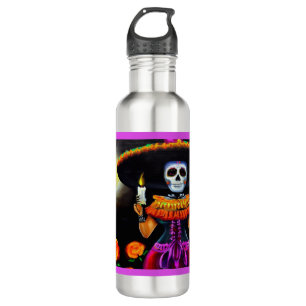 Day of the Dead Woman 2 710 Ml Water Bottle