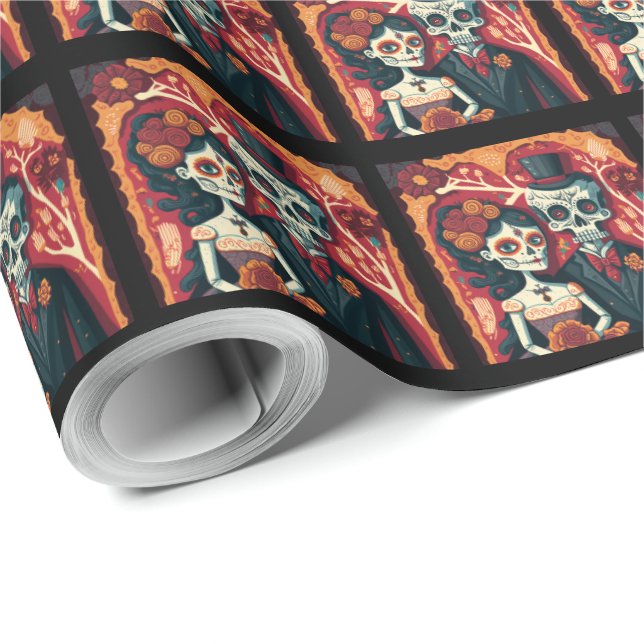 Day of the Dead Wrapping Paper (Roll Corner)