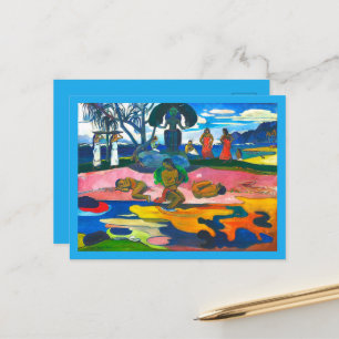 Day of the God (Mahana no atua) by Paul Gauguin Postcard