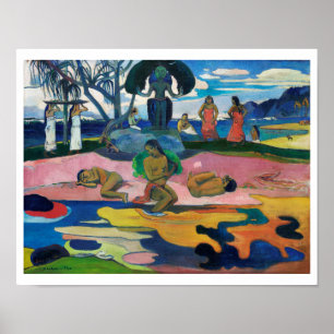 "DAY OF THE GOD" PAUL GAUGUIN POSTER 1894