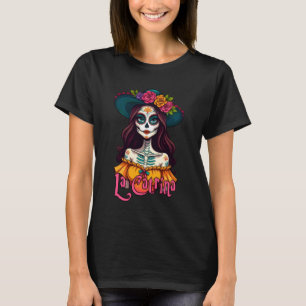 Day of The Moths - Calavera La Catrina Portrait 1 T-Shirt