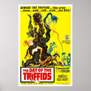 Day of the Triffids Vintage Movie Poster