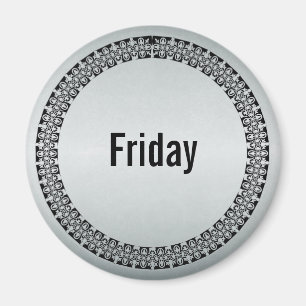 Day of the Week Friday Magnet
