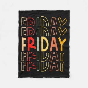 Day Of The Week Group Halloween Costume Friday Col Fleece Blanket
