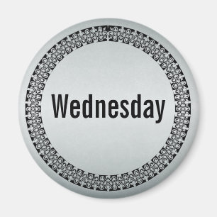 Day of the Week Wednesday Magnet
