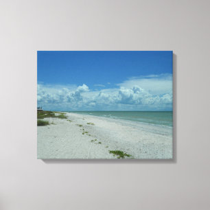 Day On A Tropical Beach Canvas Print