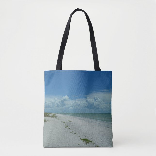 Day On A Tropical Beach Tote Bag (Front)