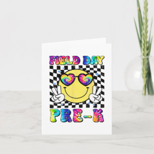 Day Pre K Retro Student Teacher Last Day Of School Card