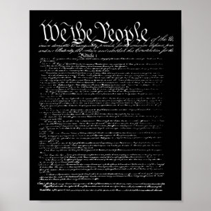 Day Preamble Of The Constitution We The People  Poster