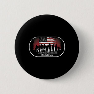 Day Proud American 6 Cm Round Badge