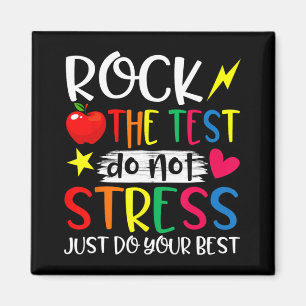 Day Rock Test Teacher Test Day Teacher  Magnet