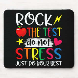 Day Rock Test Teacher Test Day Teacher Mouse Mat