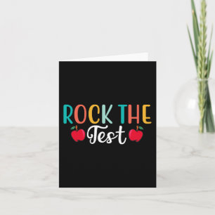 Day Rock The Test Teacher Testing Day 1 Card