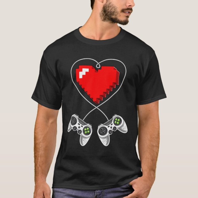 Day Shirts Video Game Controller Heart Gamer  (Front)
