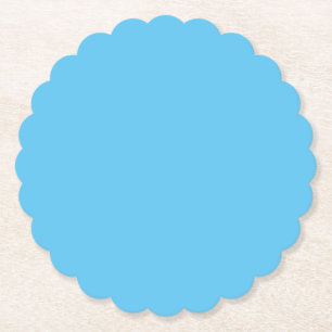 Day Sky Blue,Half Baked,Jeans Blue, Paper Coaster