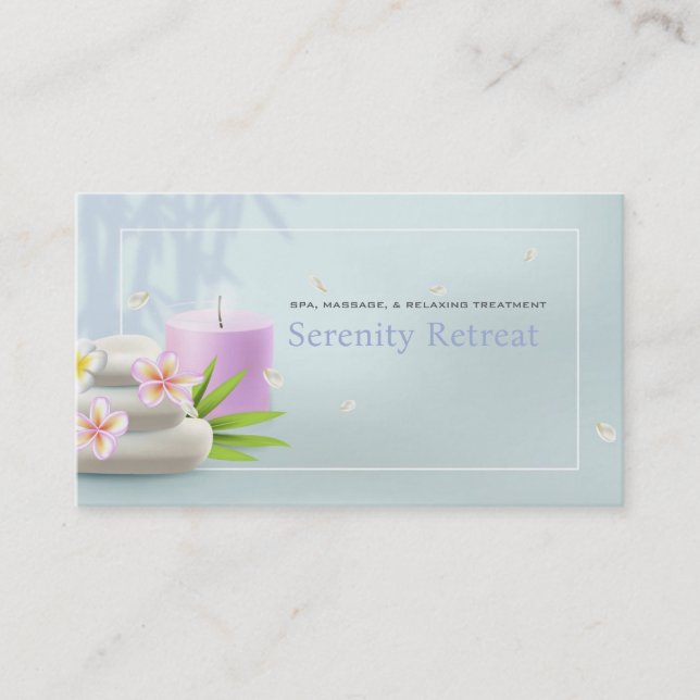 Day Spa Business Card (Front)