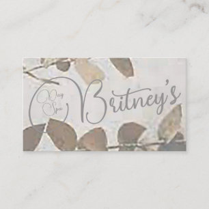 Day Spa Business Card