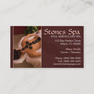 Day Spa Business Card