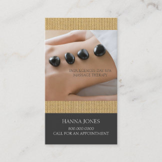 Day Spa | Massage Therapy Business Card