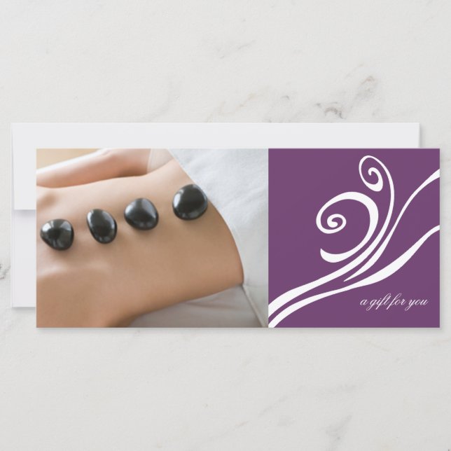 Day Spa or Massage Therapist Gift Certificates (Front)