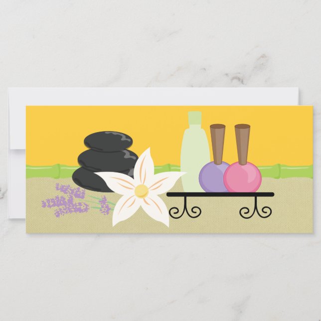 Day Spa or Nail Salon Gift Certificates (Front)