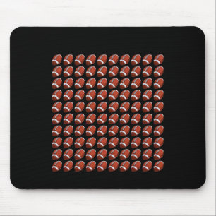 Day Student Boys Girls Football 100 Days Of School Mouse Mat