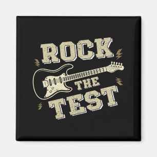 Day Teacher Rock The Test Guitar Teacher Testing D Magnet