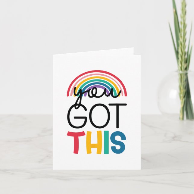 Day Teacher Shirt You Got This Gifts For Women Kid Card (Front)