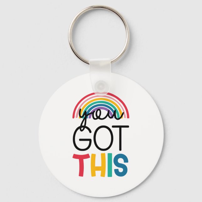 Day Teacher Shirt You Got This Gifts For Women Kid Key Ring (Front)