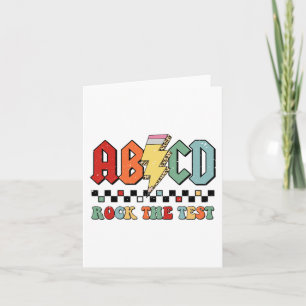Day Teacher Student Motivational Retro Rock The Te Card