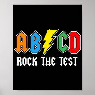 Day Teacher Student Motivational Retro Rock The Te Poster