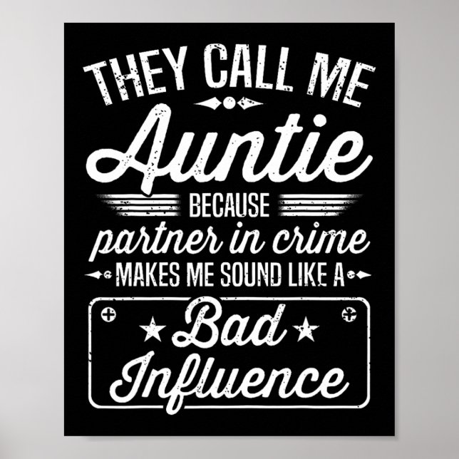Day - They Call Me Auntie Because Partner In Crime Poster (Front)