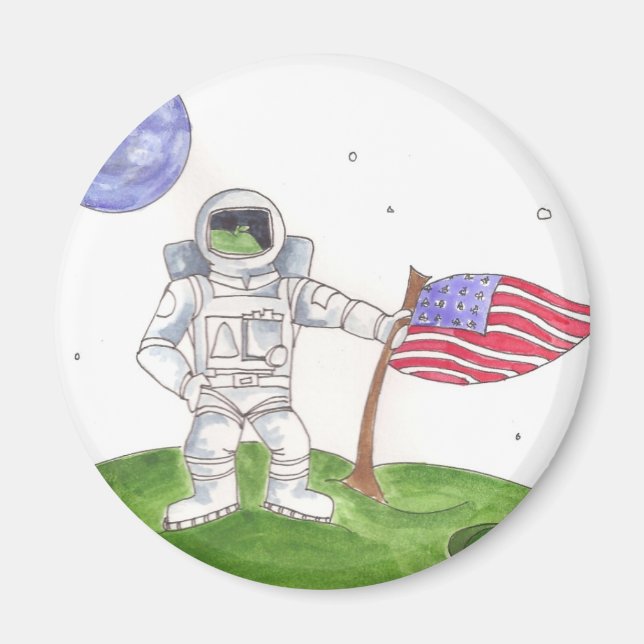 Day Thirty four - One Giant leap for an Apple Magnet (Front)