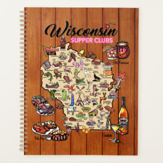 Day Timer - Wisconsin Supper Club Map Planner